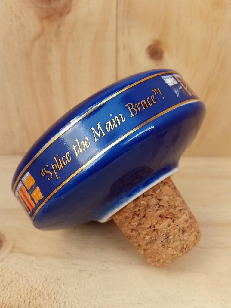 Pussers Rum Yachting Decanter Cork and Ceramic Stopper