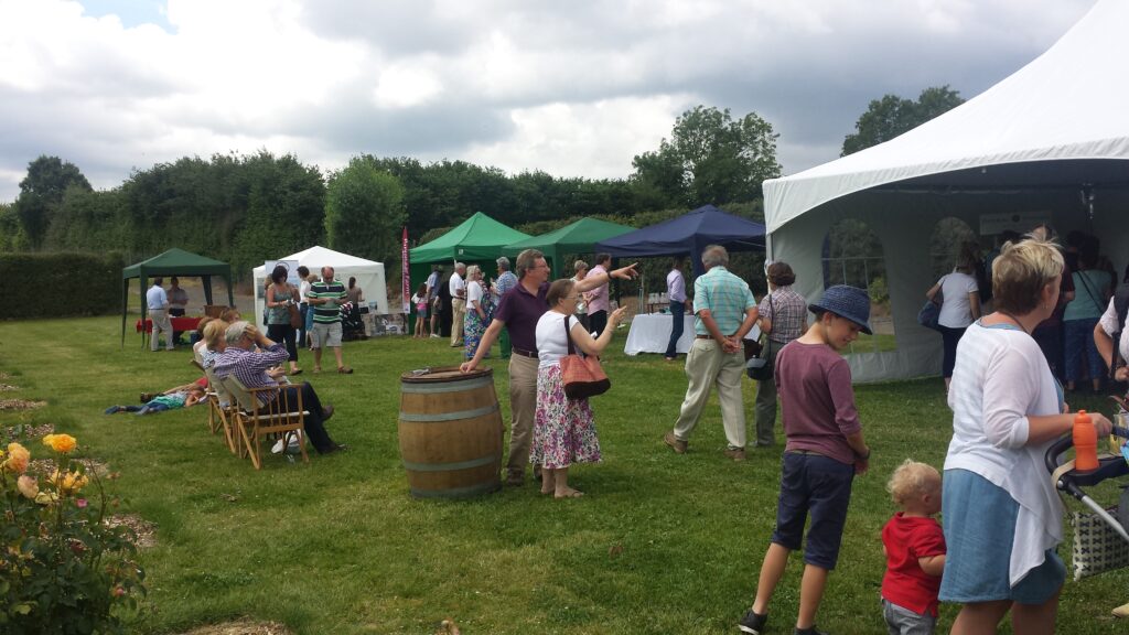Food Stalls at Vineyards of Hampshire Wine Festival 2014