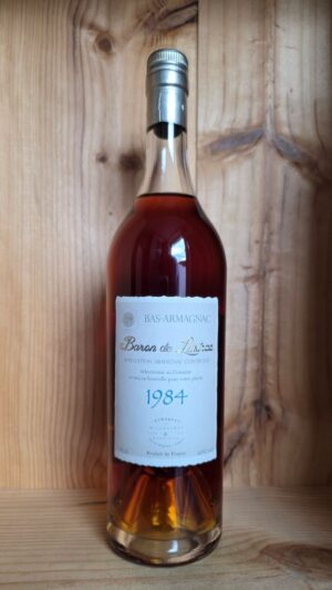Baron de Lustrac 1984 Vintage Armagnac 70cl, ideal birthday gift for someone born in 1984