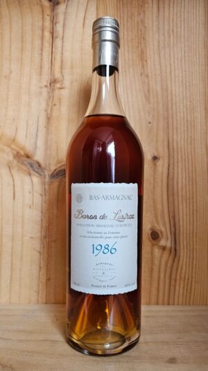 Baron de Lustrac 1986 Vintage Armagnac 70cl bottle - perfect 50th birthday gift in 2026