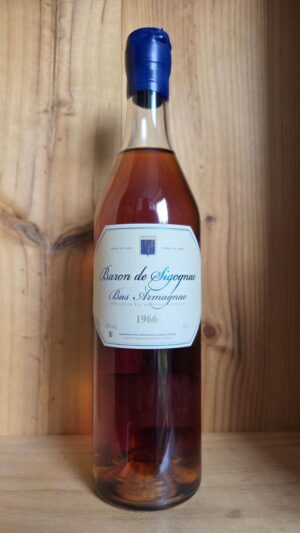 Baron de Sigognac 1966 Vintage Armagnac 70cl, perfect anniversary and birthday gift