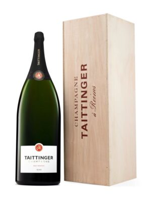 Champagne Taittinger Brut Reserve NV 15 Litre Nebuchadnezzar with wooden gift box