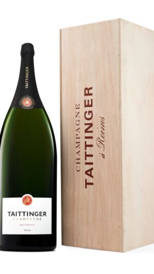 Champagne Taittinger Brut Reserve NV 15 Litre Nebuchadnezzar with wooden gift box