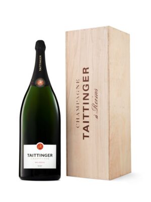 Champagne Taittinger Brut Reserve NV 6 Litre Methuselah with wooden gift box (8 standard bottles)