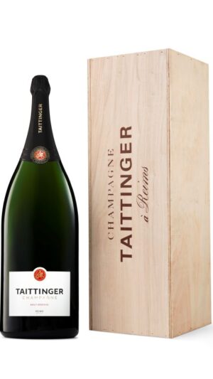 Champagne Taittinger Brut Reserve NV 6 Litre Methuselah with wooden gift box (8 standard bottles)