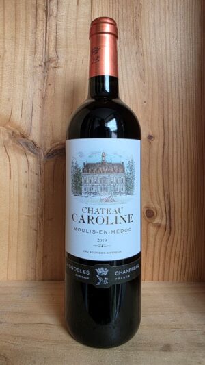 Chateau Caroline 2019, Moulis-en-Medoc Cru Bourgeois 75cl wine bottle at Fareham Wine Cellar