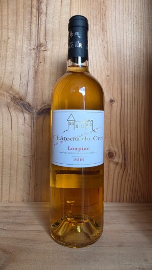 Château Du Cros Loupiac AC, Famille Boyer 2016 75cl wine bottle, sweet Bordeaux dessert wine