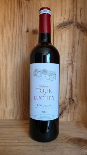 Château Tour de Luchey Bordeaux AOC red wine 75cl bottle.
