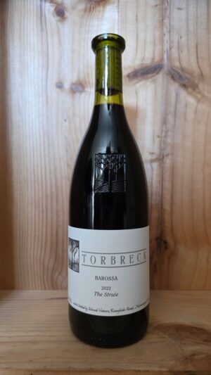 Torbreck The Struie Shiraz 75cl bottle showing label details at Fareham Wine Cellar