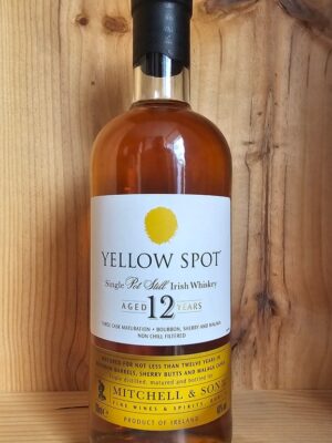 Yellow Spot 12 Year Old Single Pot Still Irish Whiskey 46% 70cl Bottle (1)