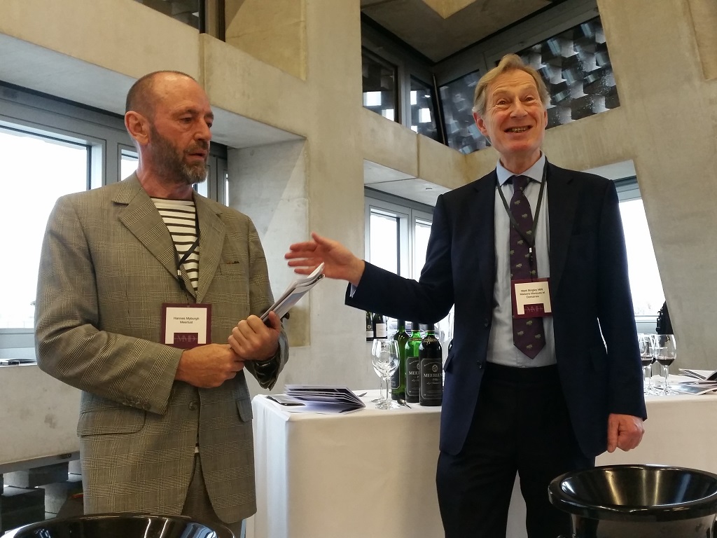 Meerlust Rubicon Masterclass Wine Tasting - Hannes Myburgh with Mark Bingley MW