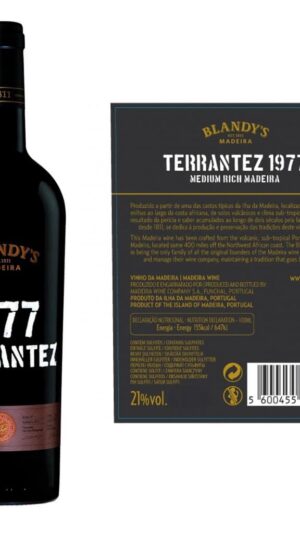 Blandys 1977 Terrantez Vintage Madeira 37.5cl Half Bottle
