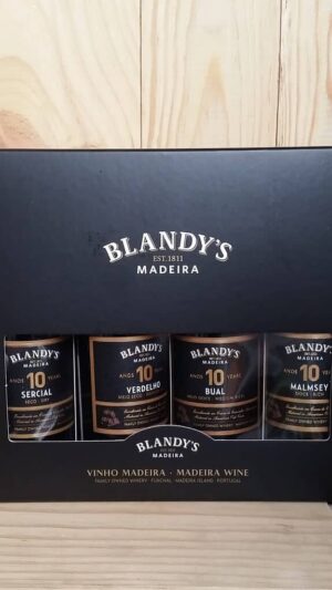 Blandys Madeira 10 Year Old Gift Set 4 x 20cl bottles