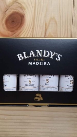 Blandys Madeira 5 Year Old Gift Set 4 x 5cl