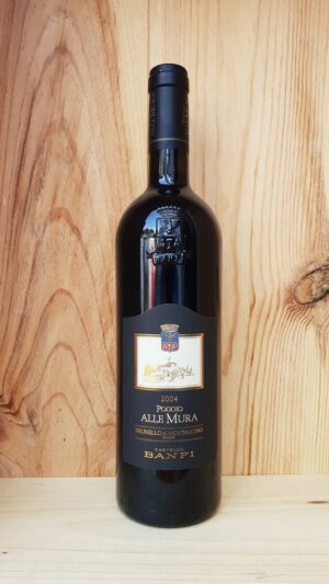 A bottle of Castello Banfi Brunello di Montalcino DOCG Poggio alla Mura