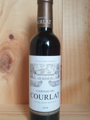 Chateau du Courlat Cuvee Jean-Baptiste Lussac Saint Emilion 2018 37.5cl half bottle