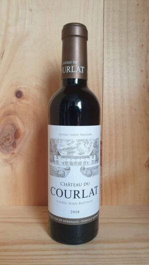Chateau du Courlat Cuvee Jean-Baptiste Lussac Saint Emilion 2018 37.5cl half bottle