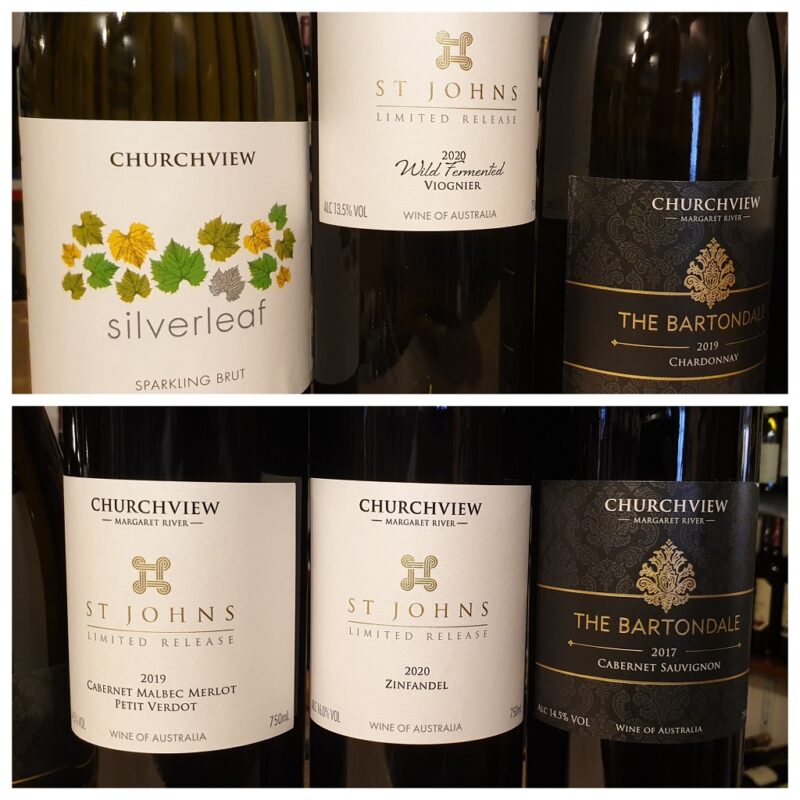 Churchview Estate Wine Sampler - 6 x 75cl bottles