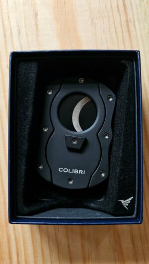Colibri Cut Cigar Cutter Black with Black Blades CU100T20