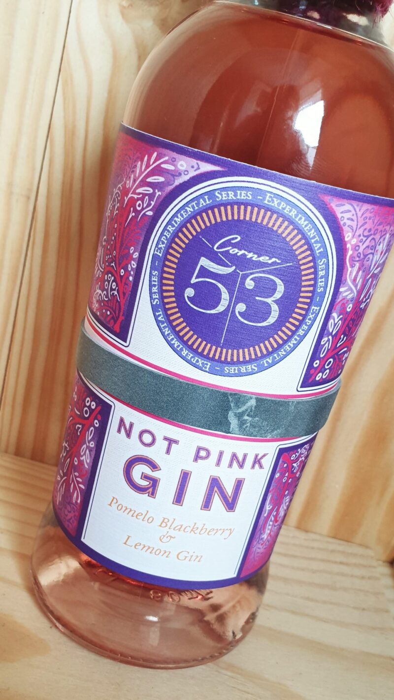 Corner Fifty Three Not Pink Gin 37.5% 50cl - Image 2