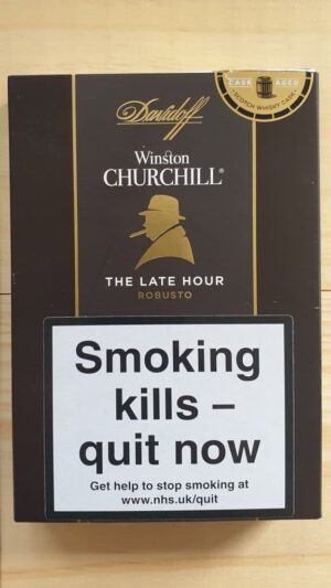 Davidoff Winston Churchill The Late Hour Robusto Cigar - Pack of 4 Cigars.