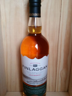 A bottle of Finlaggan Old Reserve Islay Single Malt Whisky 40% 70cl