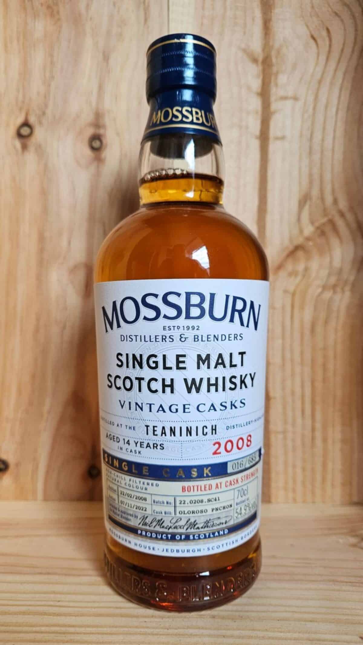 Mossburn Single Cask Teaninich 2008 Oloroso Finish