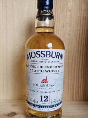 Mossburn Speyside 12 Year Old Blended Malt Foursquare Rum Cask 57 (1)
