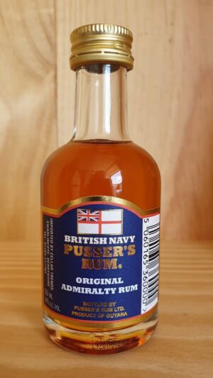 Pussers Rum Blue Label British Navy Rum 5cl Miniature 40%