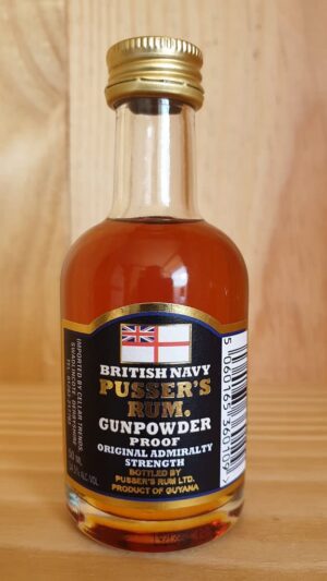 Pussers Rum Gunpowder Proof 54.5% 5cl Miniature