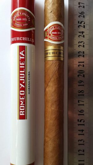 Romeo y Julieta Churchill Cigars Tubos - 1 Single Cigar