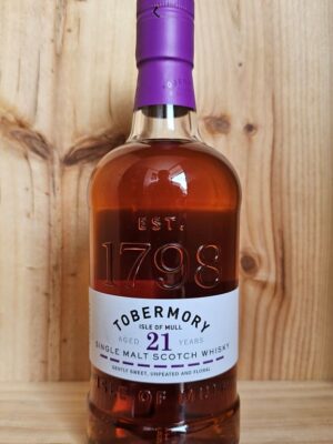 Tobermory 21 Year Old Isle of Mull Single Malt Scotch Whisky 46.3%