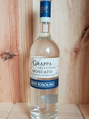 Tosolini Grappa di Moscato (Varietal Grappa) 40% 50cl Bottle