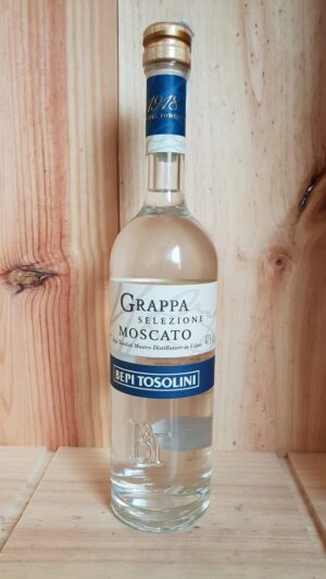 Tosolini Grappa di Moscato (Varietal Grappa) 40% 50cl Bottle