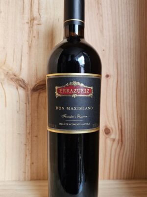 Errazuriz Don Maximiano Founders Reserve 2021 75cl available at Fareham Wine Cellar