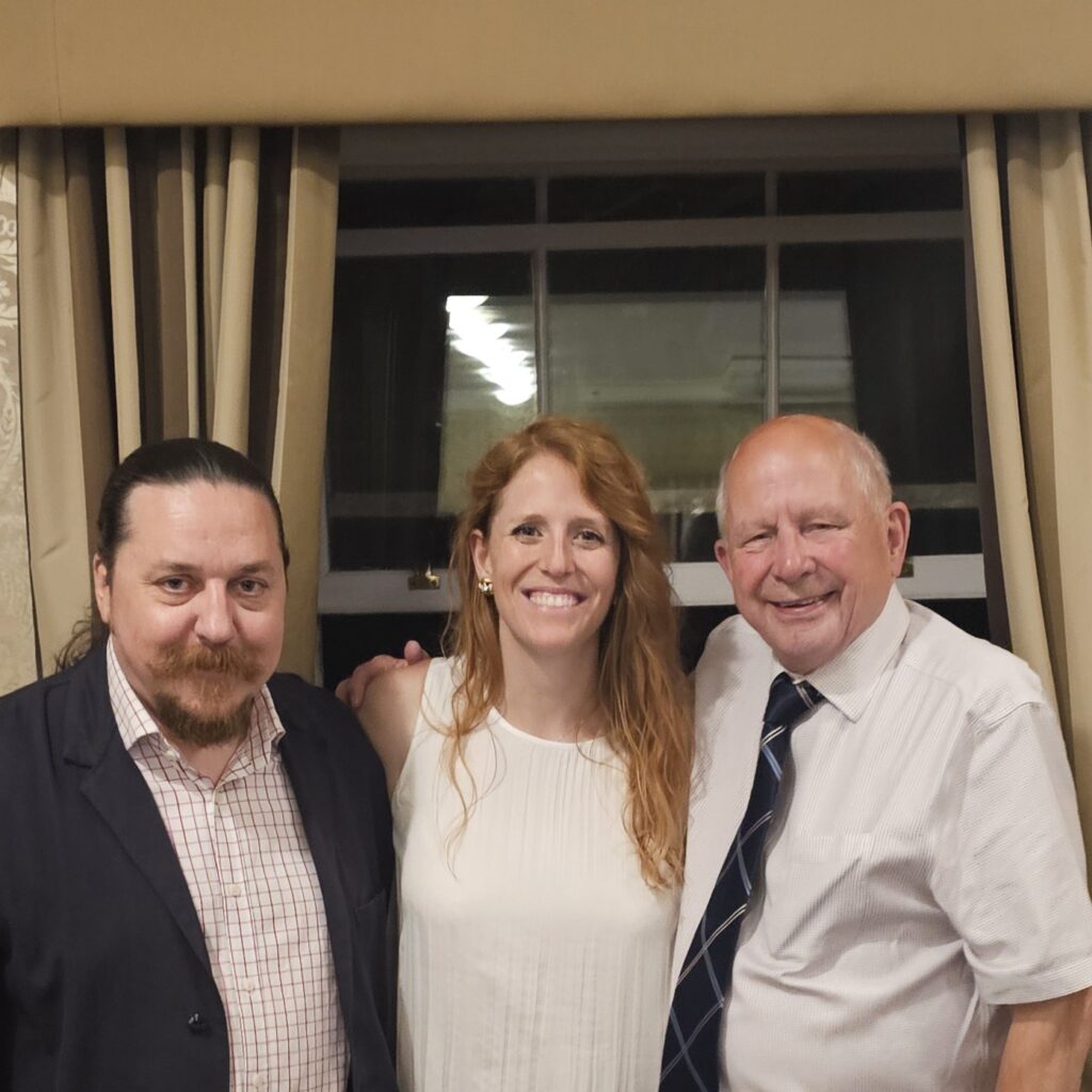 Dominic Lockyer, Cristina Torres and Roy Gillingham.