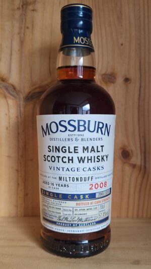 Mossburn Single Cask Miltonduff 2008 57.4% ABV 70cl bottle