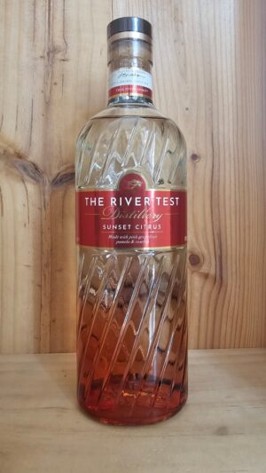 The River Test Distillery Sunset Citrus Gin 42% ABV 70cl bottle