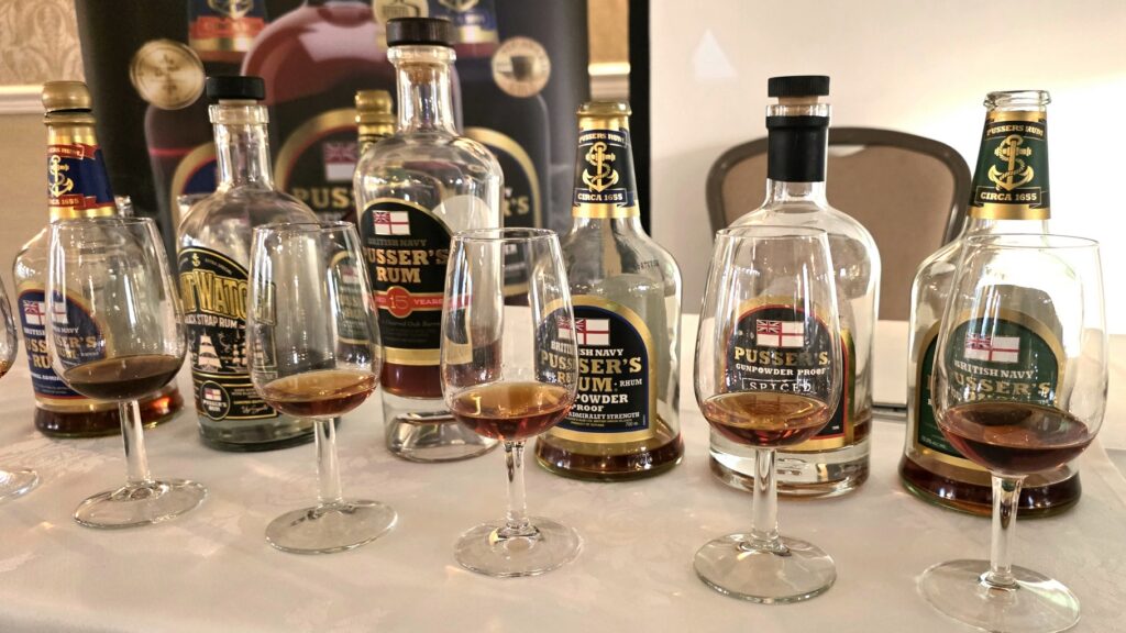 Pusser's Rum Range at Fareham Wine Cellar