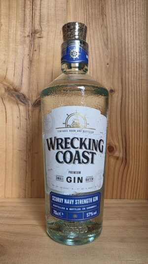 Wrecking Coast Scurvy Navy Strength Gin 57% 70cl bottle at Fareham Wine Cellar