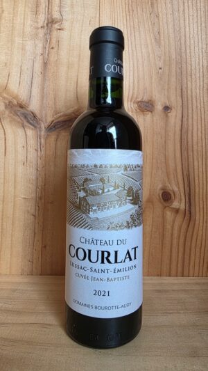 Chateau Du Courlat Cuvee Jean-Baptiste Lussac Saint Emilion 2021 37.5cl half bottle at Fareham Wine Cellar