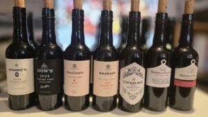 2024 Vintage Port Samples, a selection of half bottles of vintage Port from Warres, Dows, Grahams, Cockburns and Quinta do Vesuvio