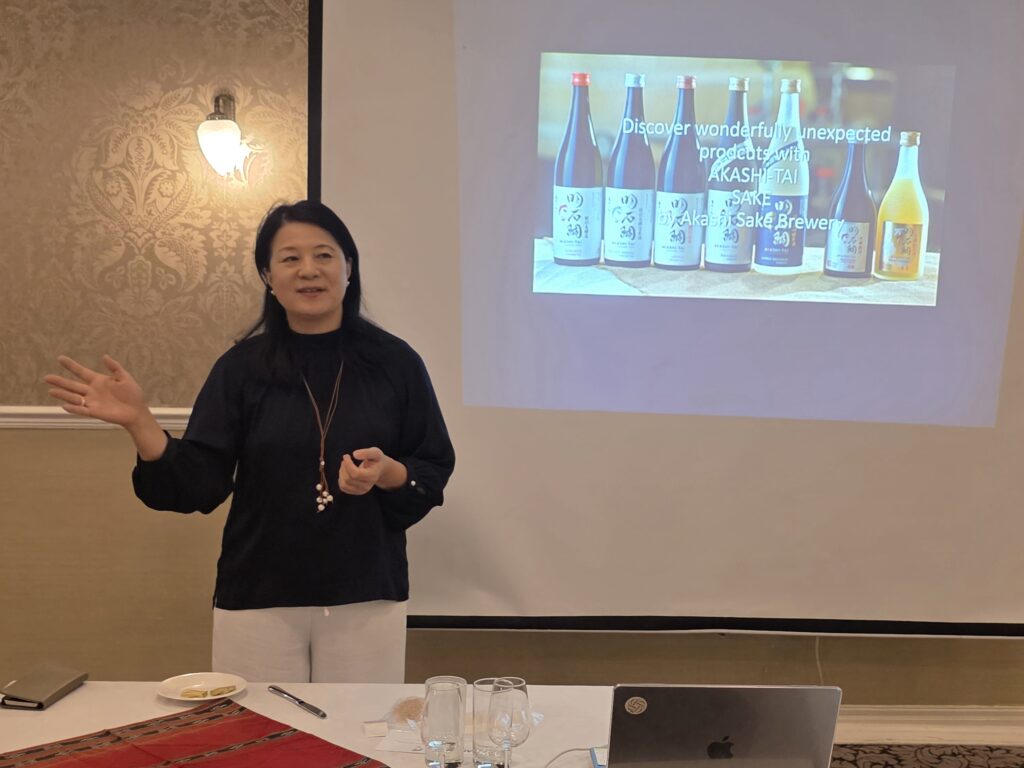 Akashi-Tai Sake Tasting at Lysses House Hotel with Global Brand Ambassador Miho Komatsu