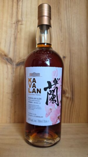 Kavalan Distillery Lan Single Malt Whisky, Taiwan 43% 70cl bottle with orchid label