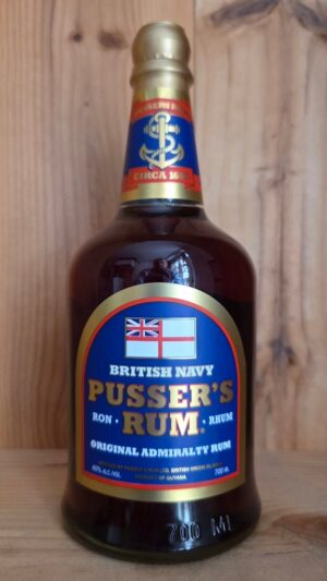 Pusser's Rum Blue Label Original Admiralty British Navy Rum 40% 70cl