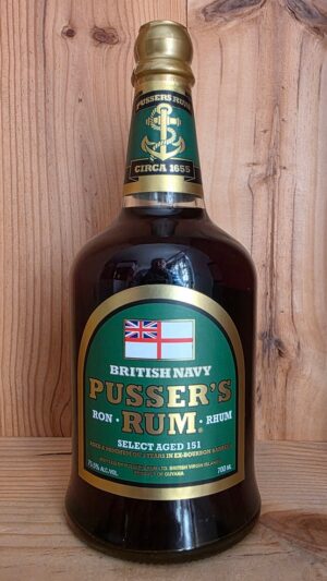 Pusser's Rum Select Aged 151 Green Label Overproof Rum 70cl available at Fareham Wine Cellar