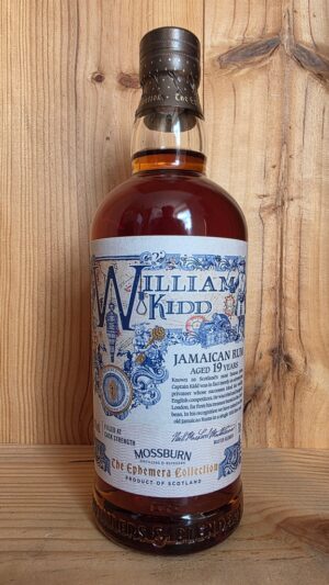 Bottle of Mossburn Ephemera William Kidd 19-Year-Old Cask Strength Rum at Fareham Wine Cellar